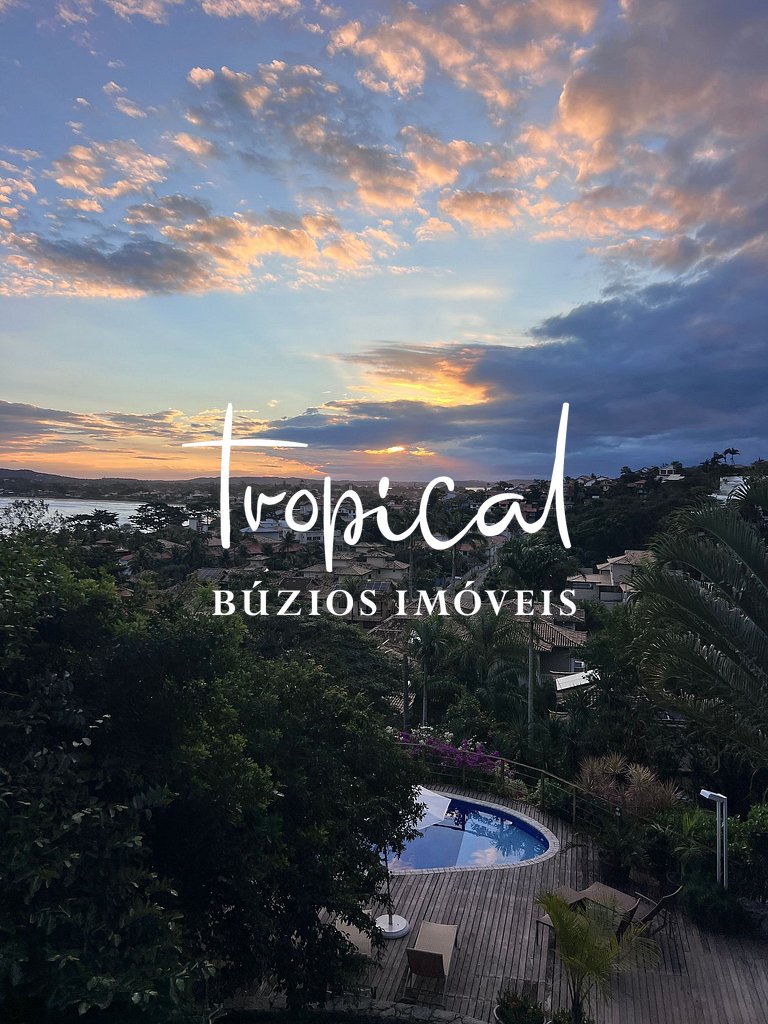 A casa à venda com vista para praia de Geribá