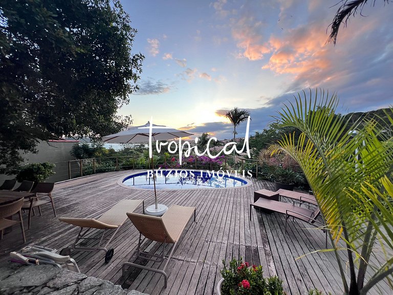 A casa à venda com vista para praia de Geribá