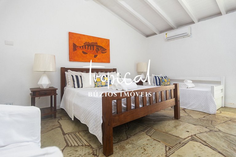 GB52 - Magnificent Beach Front Villa in Geribá 7 bdrs Pool S