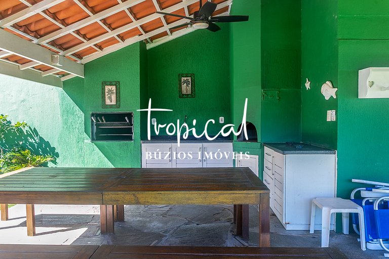 GB52 - Magnificent Beach Front Villa in Geribá 7 bdrs Pool S