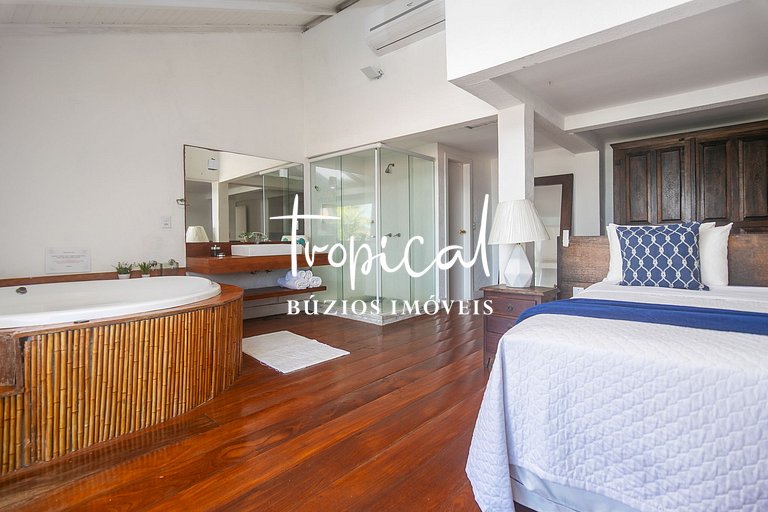 GB52 - Magnificent Beach Front Villa in Geribá 7 bdrs Pool S